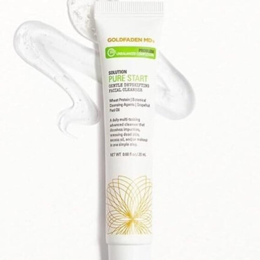 GOLDFADEN MD Pure Start Detoxifying Facial Cleanser New 3.4 fl oz